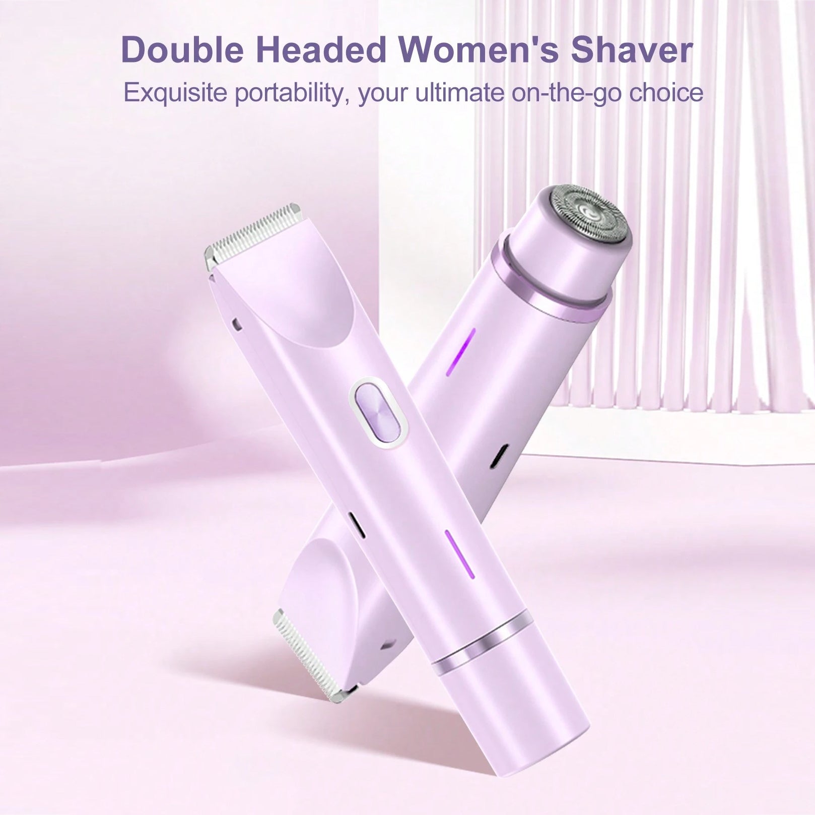 TrimGleam® LushTrim — Smooth & Gentle Electric Hair Removal for Face, Body & Bikini