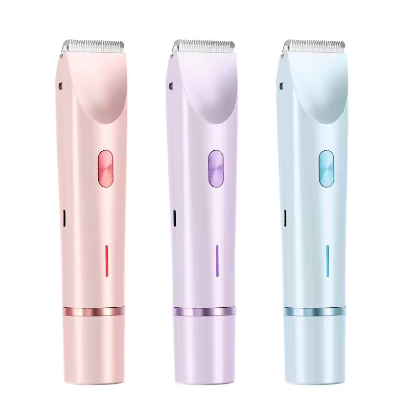 TrimGleam® LushTrim — Smooth & Gentle Electric Hair Removal for Face, Body & Bikini