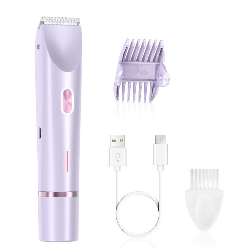 TrimGleam® LushTrim — Smooth & Gentle Electric Hair Removal for Face, Body & Bikini