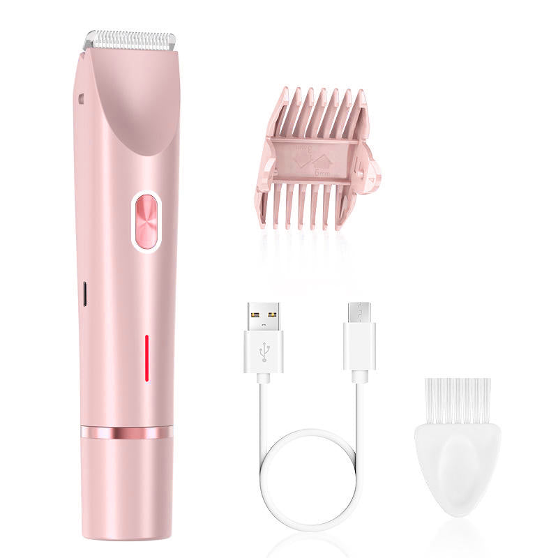 TrimGleam® LushTrim — Smooth & Gentle Electric Hair Removal for Face, Body & Bikini