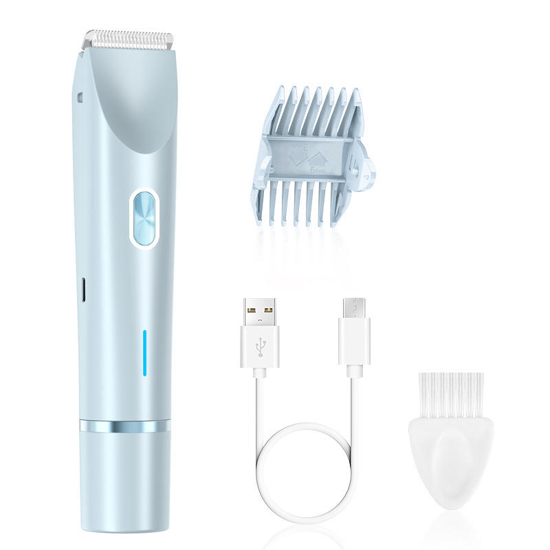 TrimGleam® LushTrim — Smooth & Gentle Electric Hair Removal for Face, Body & Bikini