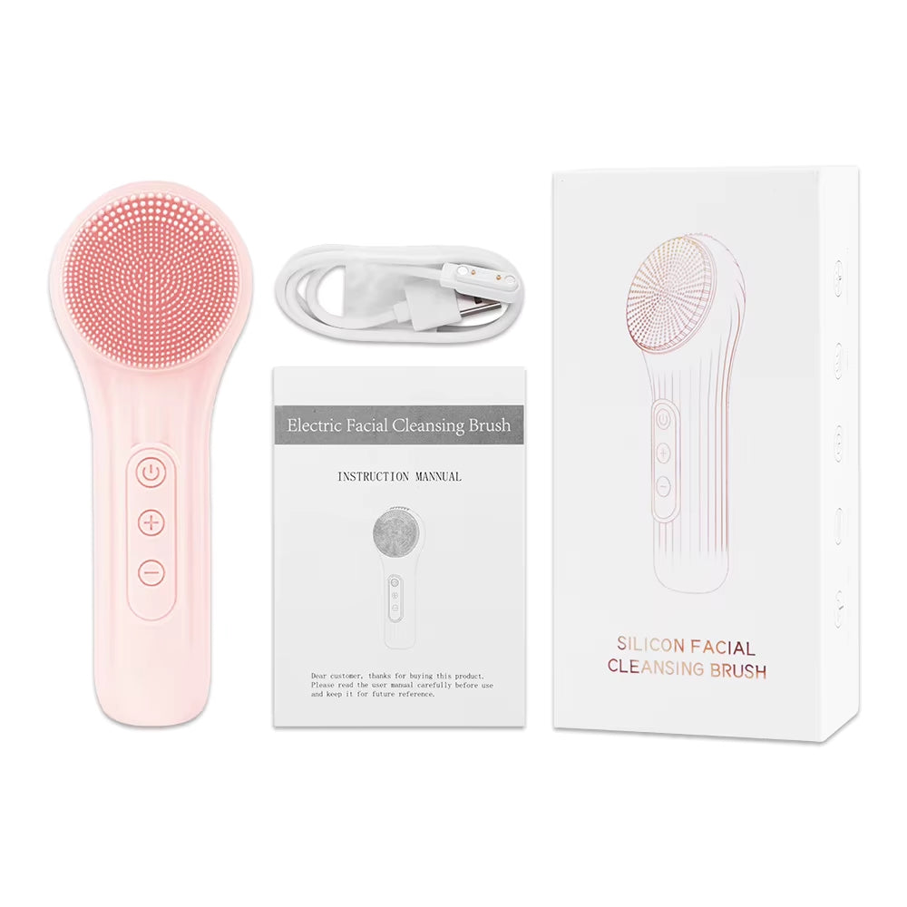 TrimGleam® GlowSkin™ - Sonic Silicone Facial Brush