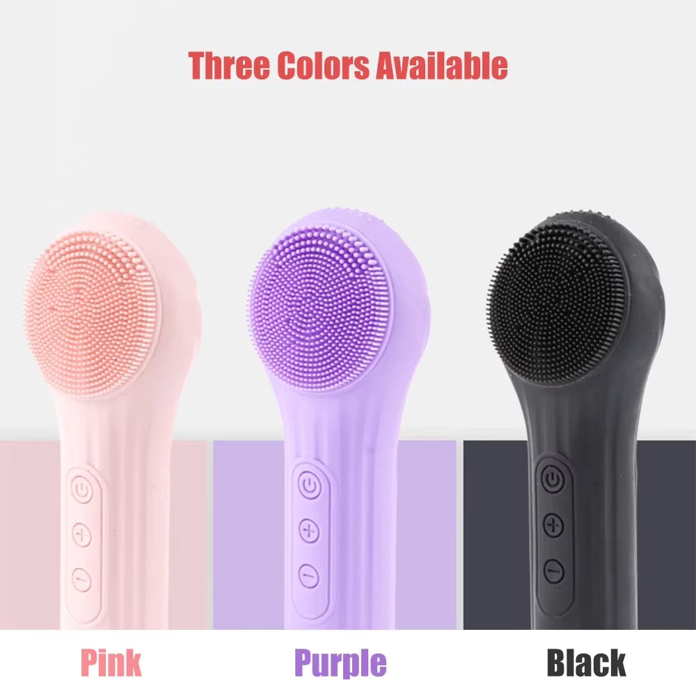 TrimGleam® GlowSkin™ - Sonic Silicone Facial Brush