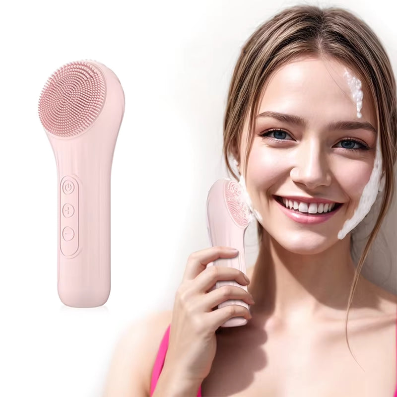 TrimGleam® GlowSkin™ - Sonic Silicone Facial Brush