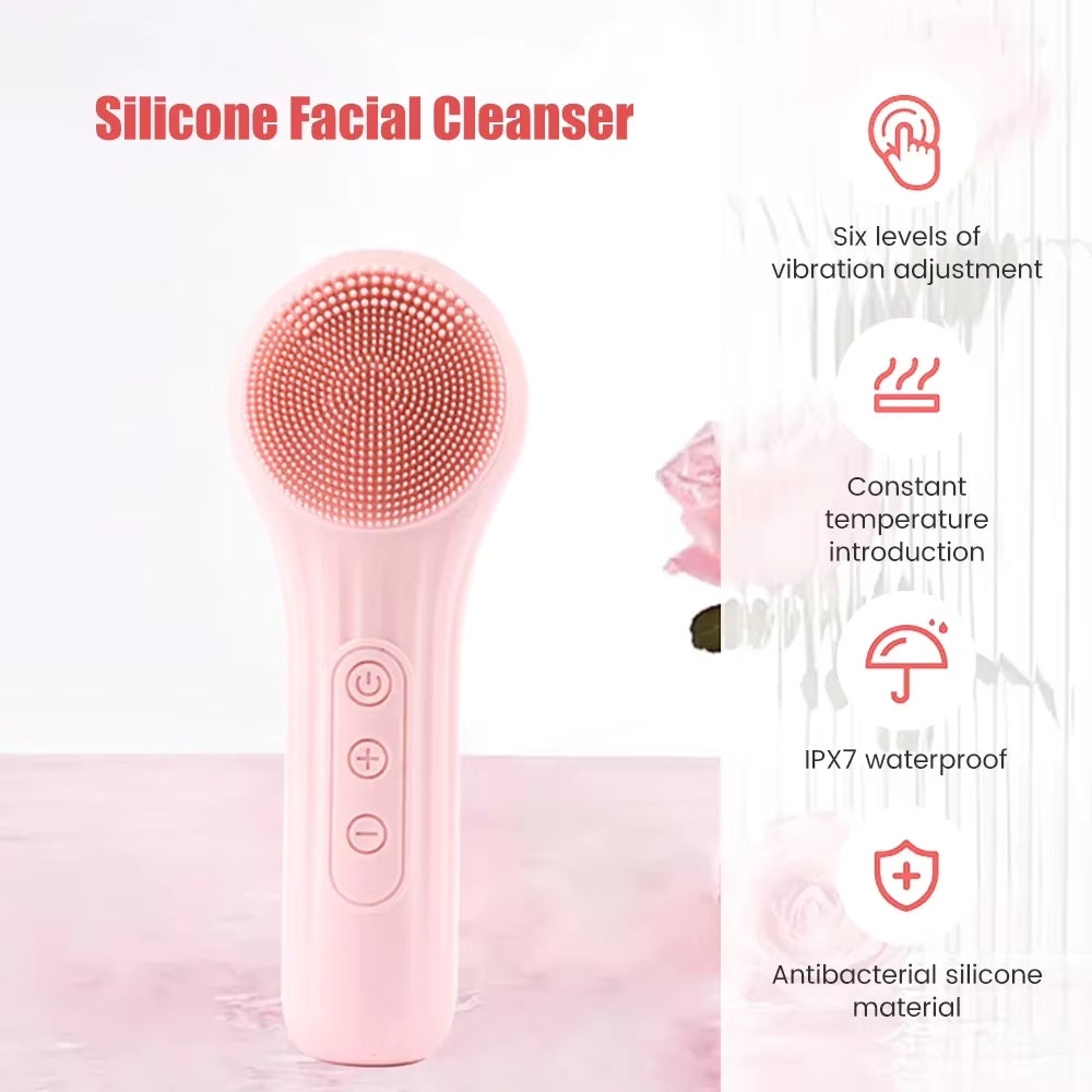 TrimGleam® GlowSkin™ - Sonic Silicone Facial Brush