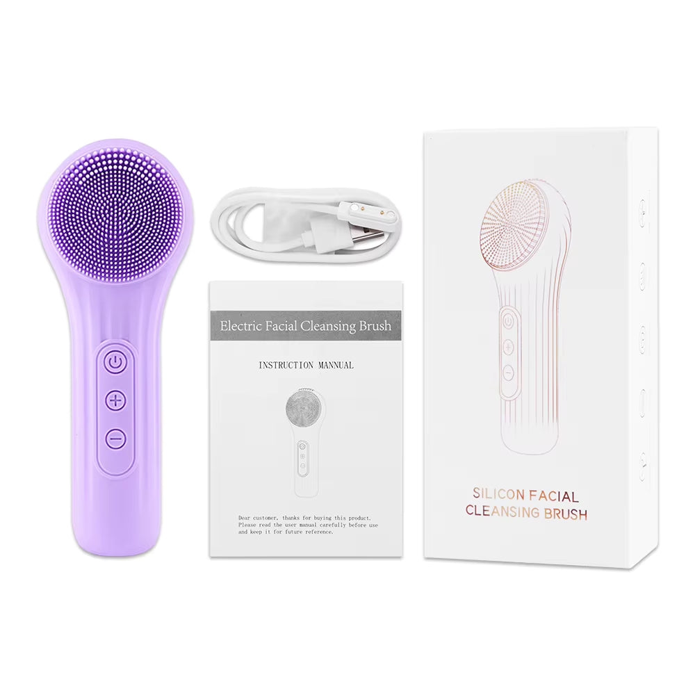 TrimGleam® GlowSkin™ - Sonic Silicone Facial Brush