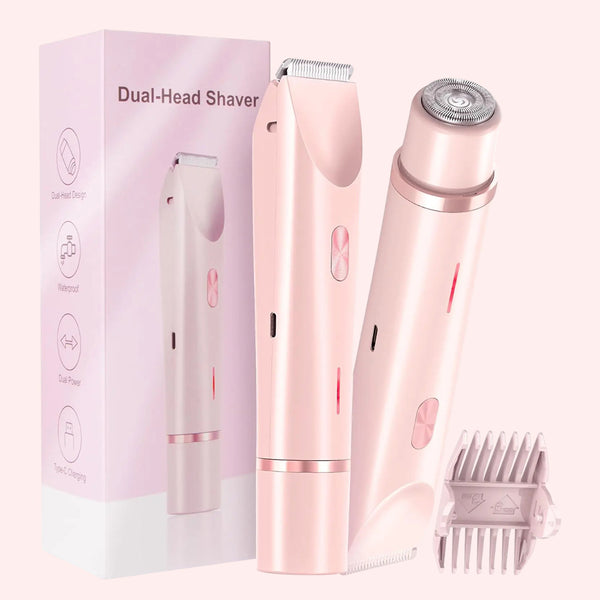 TrimGleam® LushTrim — Smooth & Gentle Electric Hair Removal for Face, Body & Bikini